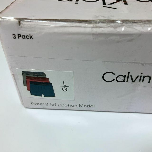 Calvin Klein(カルバンクライン)の【新品】カルバンクライン ボクサー ck パンツ 3枚 L レア 下着 USA メンズのアンダーウェア(ボクサーパンツ)の商品写真