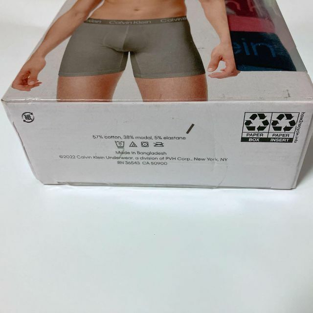 Calvin Klein(カルバンクライン)の【新品】カルバンクライン ボクサー ck パンツ 3枚 L レア 下着 USA メンズのアンダーウェア(ボクサーパンツ)の商品写真