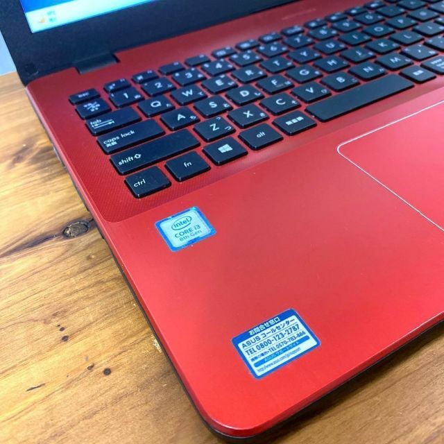 美品】2018年製ASUSリゾルトレッド☘8世代☘SSD128GB+1TB☘️ | www