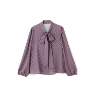 プロポーションボディドレッシング(PROPORTION BODY DRESSING)の【さくら様専用】プロポ　モノグラムボウタイブラウス(シャツ/ブラウス(長袖/七分))