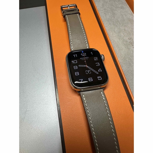 Apple Watch(アップルウォッチ)のapple watch HERMES シンプルトゥール純正レザーバンド38mm メンズの時計(レザーベルト)の商品写真