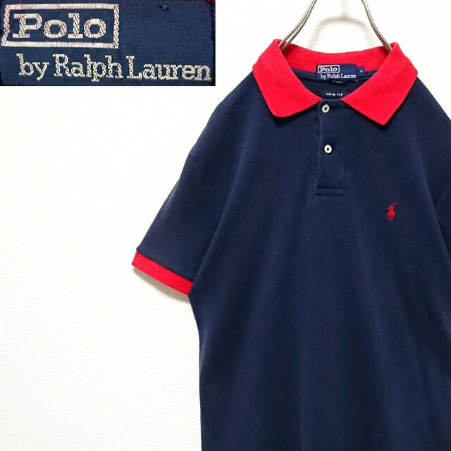 POLO RALPH LAUREN(ポロラルフローレン)のポロバイ ラルフローレン ワンポイント 刺繍 ロゴ リンガー 半袖 ポロシャツ メンズのトップス(ポロシャツ)の商品写真