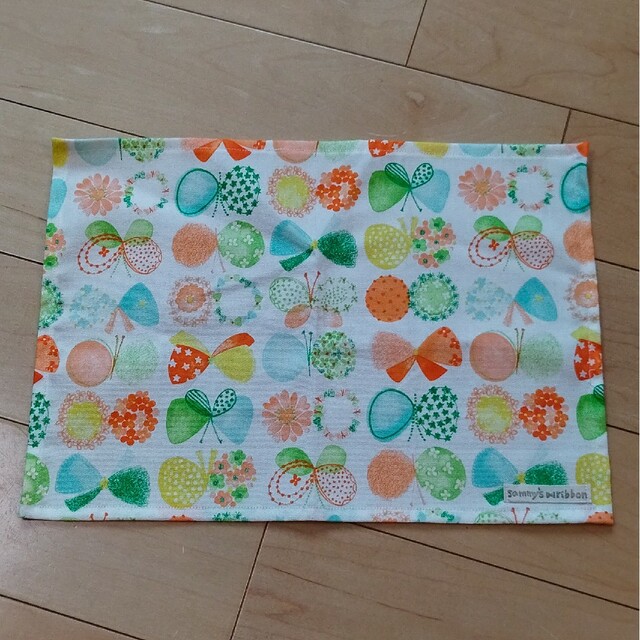 【ラスト1】お弁当セット~ちょうちょリボンオレンジ×ブルーデニム