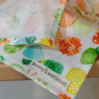 【ラスト1】お弁当セット~ちょうちょリボンオレンジ×ブルーデニム