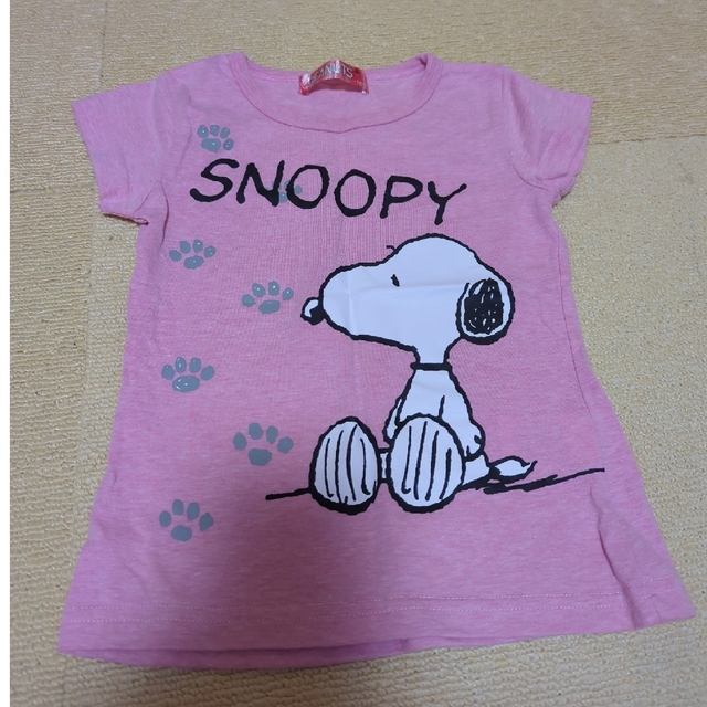 SNOOPY(スヌーピー)の女のコ　半袖Tシャツ（スヌーピー） キッズ/ベビー/マタニティのキッズ服女の子用(90cm~)(Tシャツ/カットソー)の商品写真