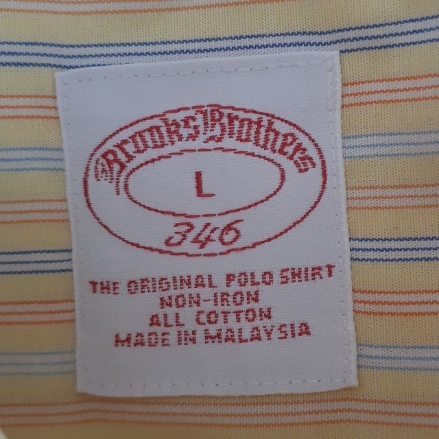 ブルックスブラザーズ 346 　マルチストライプ　半袖 　BDシャツ