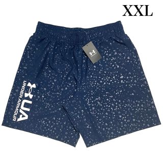 アンダーアーマー(UNDER ARMOUR)のアンダーアーマー　ハーフパンツ　XXL  ネイビー　UNDER ARMOUR(ショートパンツ)