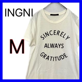 イング(INGNI)のINGNI イング プリント 半袖 Tシャツ Mサイズ(Tシャツ(半袖/袖なし))