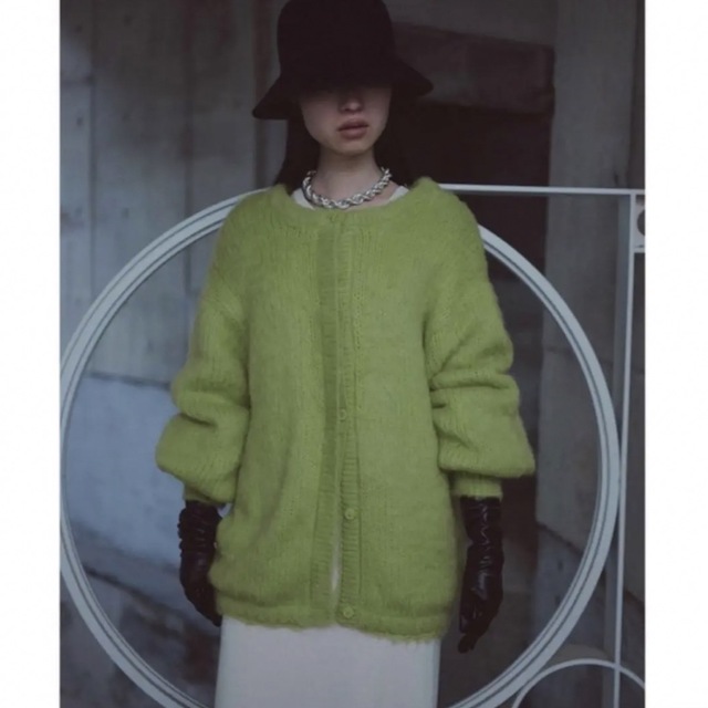 レディースAMERI 2WAY MOHAIR SHAGGY KNIT