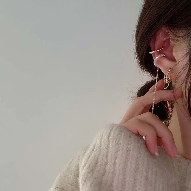 EDIT.FOR LULU(エディットフォールル)の【新品】chic ear cuff / silver レディースのアクセサリー(イヤーカフ)の商品写真