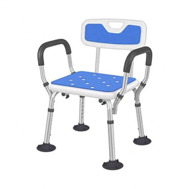 タオル/バス用品シャワーチェア 介護椅子 風呂 6段階高さ調節可能 軽量 ...