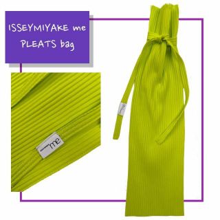 美品✨PLEATS PLEASE 巾着 バッグ ポーチ　イッセイミヤケ