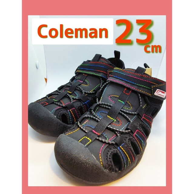 Coleman(コールマン)の新品　23cm　Coleman　サンダル　キッズ　コールマン　アウトドアシューズ キッズ/ベビー/マタニティのキッズ靴/シューズ(15cm~)(サンダル)の商品写真