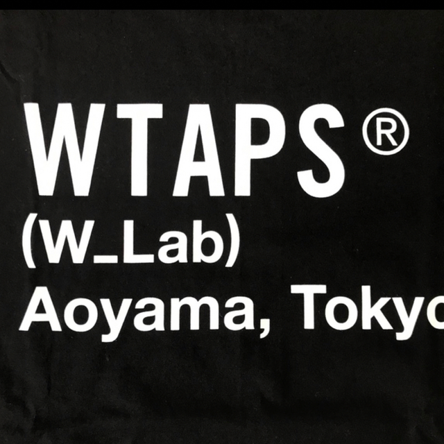 WTAPS 22SS W_LAB AOYAMA限定 Tシャツ 黒M新品