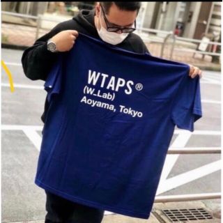 ダブルタップス(W)taps)のMサイズ　WTAPS W_Lab. Ｔシャツ　青山限定　ブラック(Tシャツ/カットソー(半袖/袖なし))