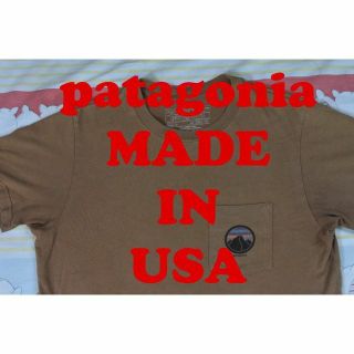 パタゴニア(patagonia)のパタゴニア ポケットTシャツ 12569ｃUSA製 綿100％patagonia(Tシャツ/カットソー(半袖/袖なし))