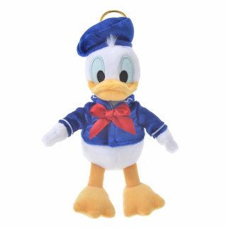 ディズニー(Disney)の<新品>ドナルド ぬいぐるみキーチェーン ディズニーストア(キャラクターグッズ)