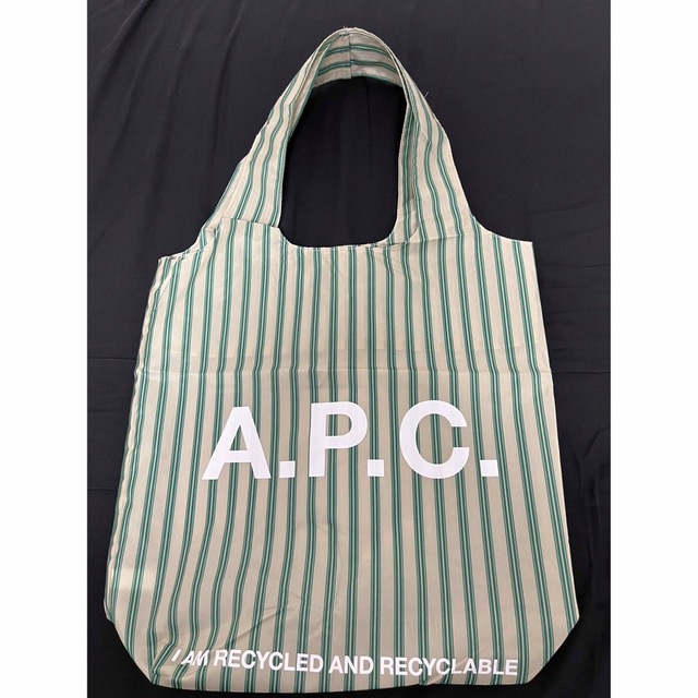 A.P.C - A.P.C エコバッグ グリーンストライプの通販 by CM27.5 A.P.C - A.P.C エコバッグ グリーンストライプの通販 by CM27.5