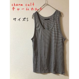 チャームカルト(CHARMCULT)のcharm cult チャームカルト　ボーダー　タンクトップ　黒夢　清春　1(タンクトップ)