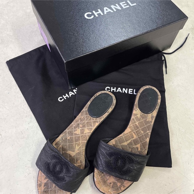 レディースCHANEL  サンダル　38c