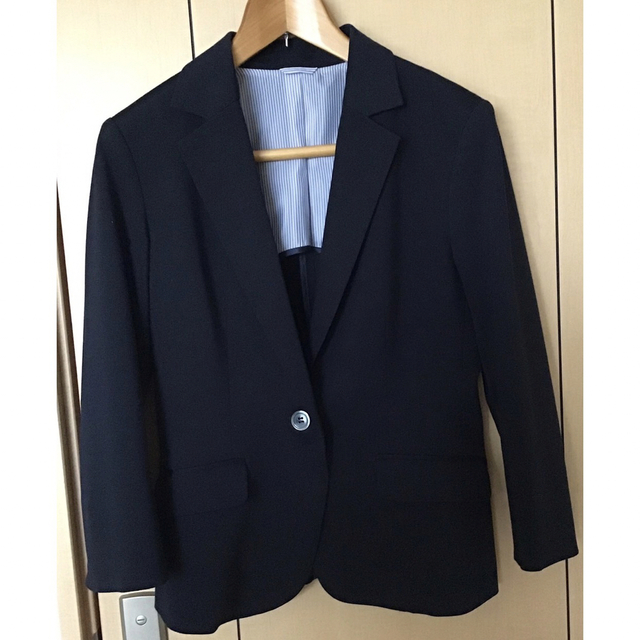 超美品 THE SUIT COMPANY AB5 ネイビー スーツ