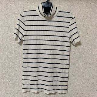 アーペーセー(A.P.C)のAPC ボーダー　リブニット(カットソー(半袖/袖なし))