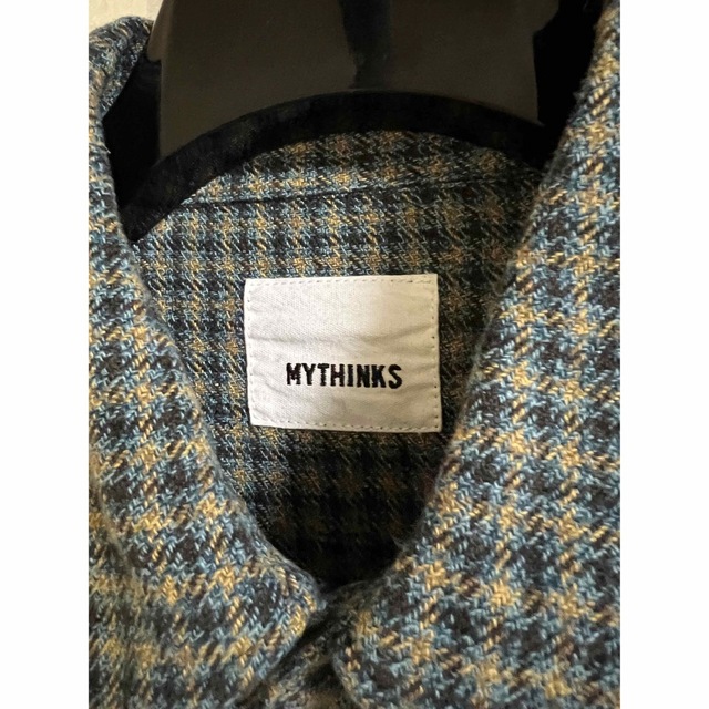 【新品未使用品】定価4万 MYTHINKS マイシンクス チェックネルシャツ メンズのトップス(シャツ)の商品写真