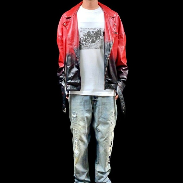 新品 イージーライダー ピーターフォンダ ハーレー チョッパーバイク Tシャツ メンズのトップス(Tシャツ/カットソー(半袖/袖なし))の商品写真