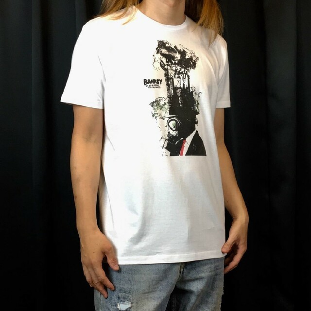 新品 バンクシー BANKSY ガスマスク ストリート スチームパンク Tシャツ メンズのトップス(Tシャツ/カットソー(半袖/袖なし))の商品写真