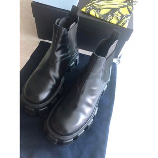 Prada 27cm モノリス チェルシーブーツ