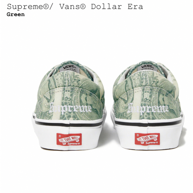 supreme vans Dollar Era