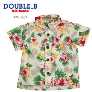 ダブルビー(DOUBLE.B)の新品タグ付 DOUBLE.B トロピカルシャツ(ブラウス)