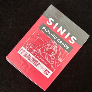 Sinis red playing cards 1デック　トランプ　レアデック(トランプ/UNO)