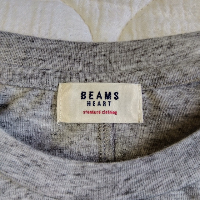 BEAMS(ビームス)のBEAMS HEART  デザインカットソー　チュニック レディースのトップス(カットソー(半袖/袖なし))の商品写真