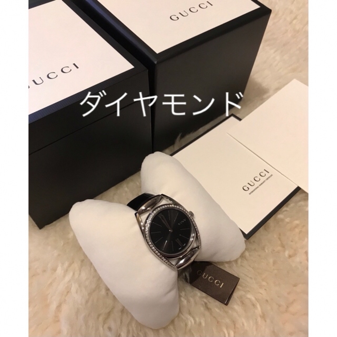 Gucci(グッチ)の【新品未使用】GUCCI グッチ ホースビット ダイヤ 腕時計 レディースのファッション小物(腕時計)の商品写真