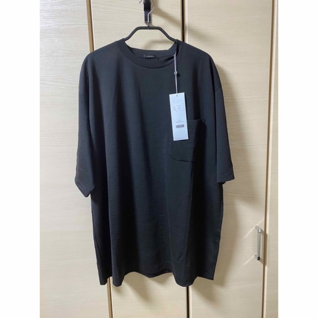 COMOLI 23ss ウール天竺 半袖クルー ブラウン サイズ3 新品 - www