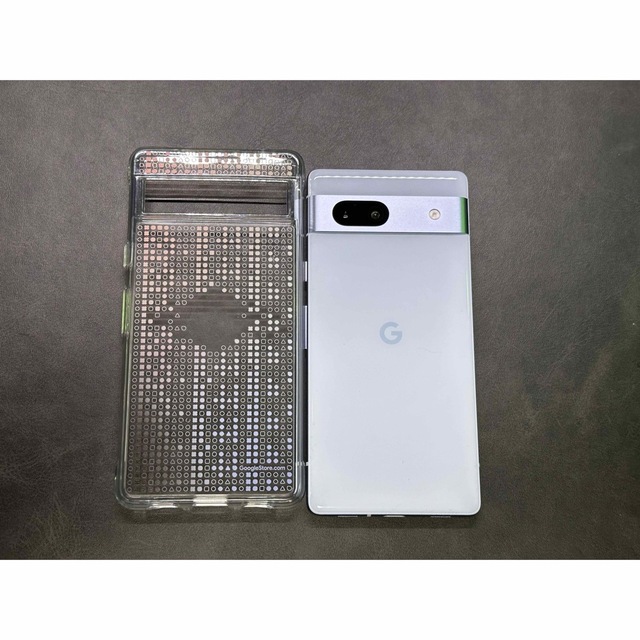 Google Pixel(グーグルピクセル)の美品　純正ケース付き　 Google Pixel 7a 128GB Sea  スマホ/家電/カメラのスマートフォン/携帯電話(スマートフォン本体)の商品写真