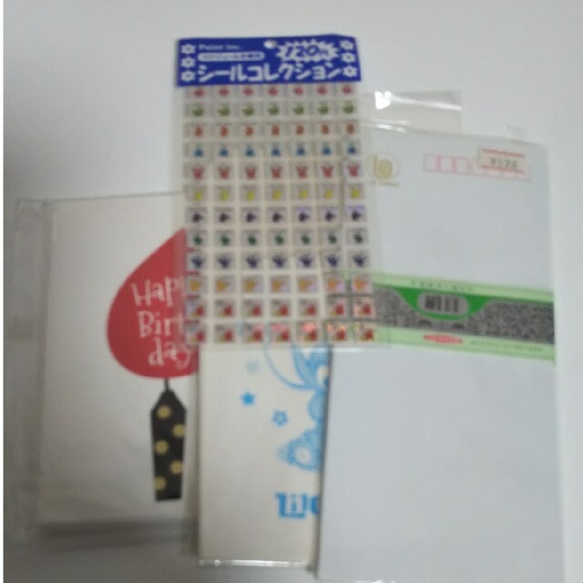 いろいろ封筒セットシール付き ハンドメイドの文具/ステーショナリー(カード/レター/ラッピング)の商品写真