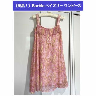 バービー(Barbie)の《美品！》Barbie ペイズリー ワンピース/ジャンスカ(ひざ丈ワンピース)