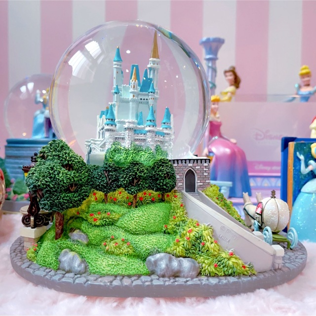 Disney - 激レア ディズニー シンデレラ城 スノードーム オルゴール