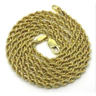 10k Yellow Gold Rope Chain 2.4(ネックレス)