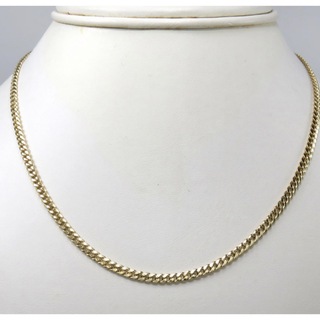 10K yellow gold Miami cuban link chain 3(ネックレス)
