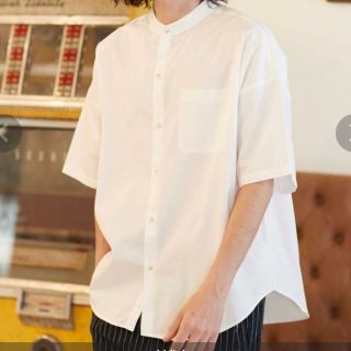 カンビオ(Cambio)の23SS CAMBIO カンビオ バンドカラーS-Sビッグシルエットシャツ(シャツ)