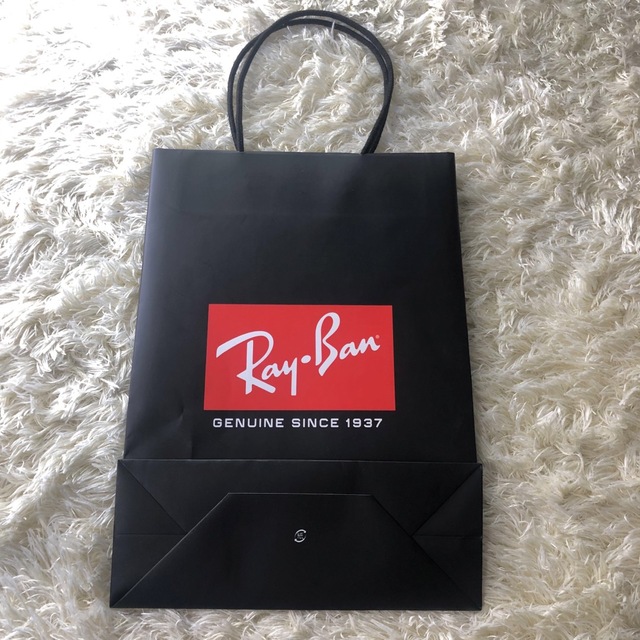 Ray-Ban(レイバン)のレイバン Ray-Ban 紙袋 ブラック 黒 レディースのバッグ(ショップ袋)の商品写真