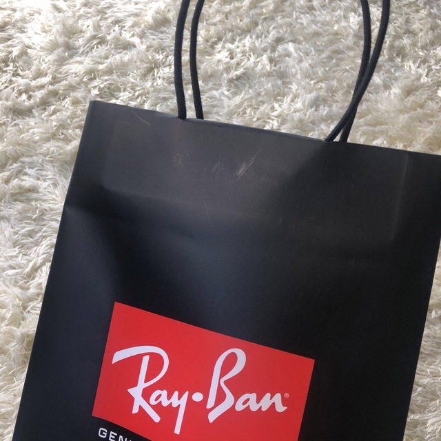 Ray-Ban(レイバン)のレイバン Ray-Ban 紙袋 ブラック 黒 レディースのバッグ(ショップ袋)の商品写真