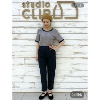 スタディオクリップ(STUDIO CLIP)のstudio CLIP スタディオクリップ☆ボーダープルオーバーＬサイズ(カットソー(半袖/袖なし))