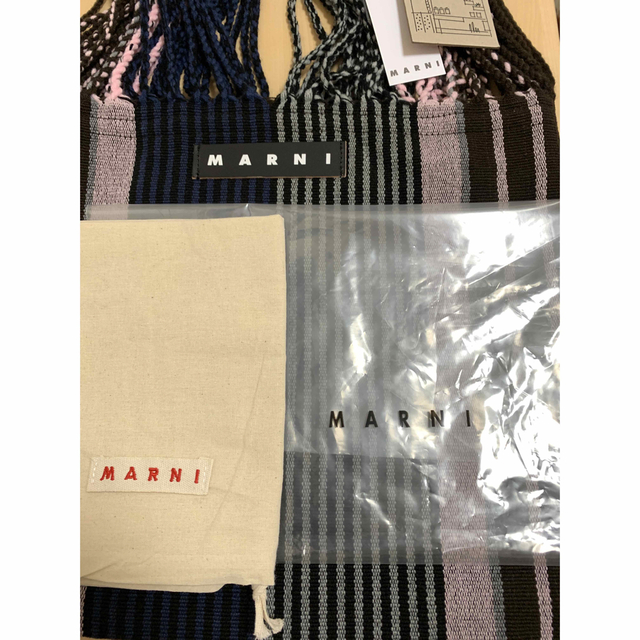 【新品】MARNI マルニ ハンモックバッグ  ブルー