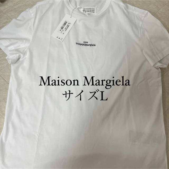 Tシャツ/カットソー(半袖/袖なし)メゾンマルジェラ　ロゴTシャツ