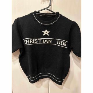 クリスチャンディオール(Christian Dior)の新品未使用品　半袖ニットカットソー(カットソー(半袖/袖なし))