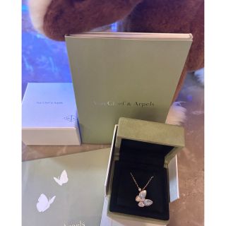 ヴァンクリーフアンドアーペル(Van Cleef & Arpels)の♡vcaバタフライpgペンダント♡(ネックレス)